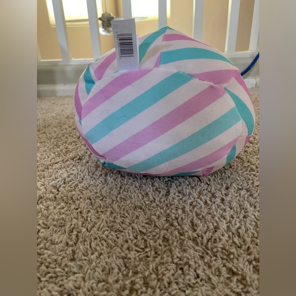 Squishmallow 11” Bevin Rainbow Pastel Cotton Candy Snowcone Fuzzy Top Plush - Picture 6 of 8